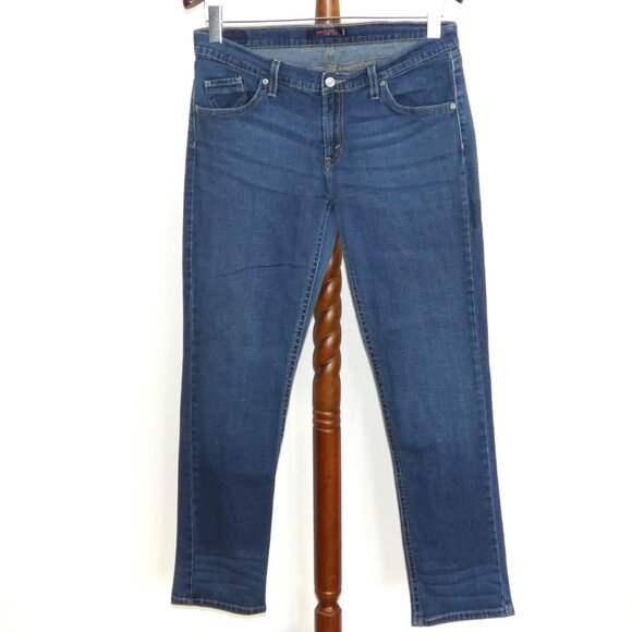 Levi's 528 Curvy Cut Straight Leg Denim Jeans - Picture 1 of 6